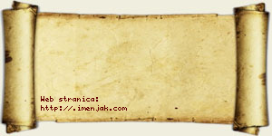 Ana Jakšić vizit kartica